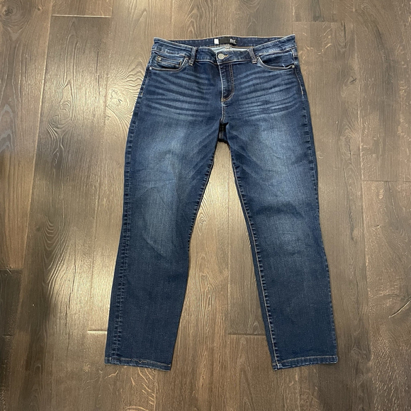 KUT from the Kloth Denim - KUT From The Kloth Catherine Boyfriend Jeans Dark Wash Women's Size 12 Blue